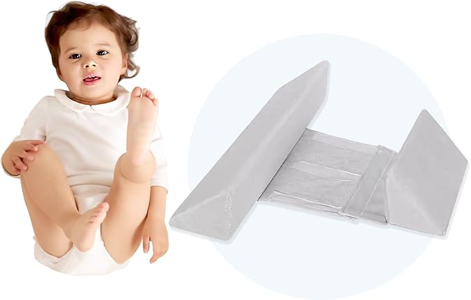 Baby Side Sleeper Weddge Breathable Pillow, Removable and Washable Breathable Bedding Set, Medium-CubbioJoy
