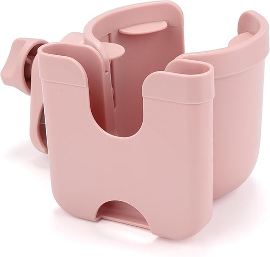 Accmor Stroller Cup Holder with Phone Holder, Bike Cup Holder, Universal Cup Holder for Uppababy Nuna Doona Strollers, 2-in-1 Cup Phone Holder for Stroller, Bike, Wheelchair, Walker, Scooter-CubbioJoy