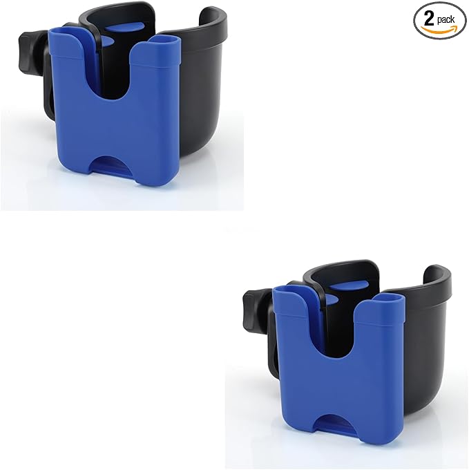 Accmor Stroller Cup Holder with Phone Holder, Bike Cup Holder, Universal Cup Holder for Uppababy Nuna Doona Strollers, 2-in-1 Cup Phone Holder for Stroller, Bike, Wheelchair, Walker, Scooter-CubbioJoy