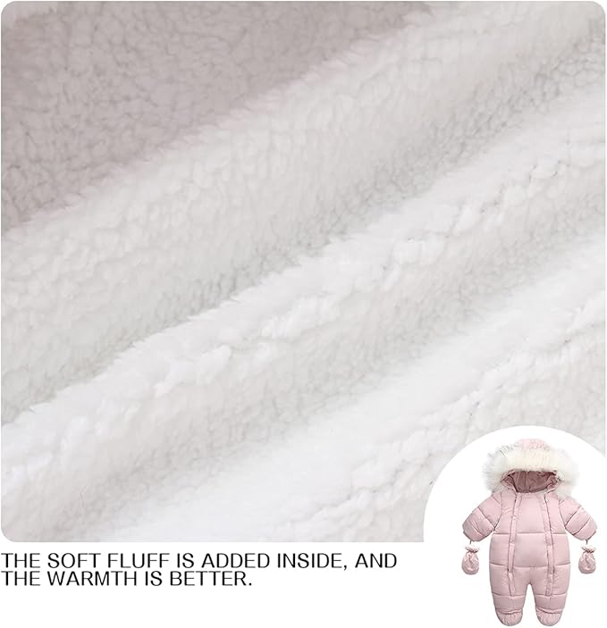 Baby Girl Winter Snowsuit Toddler Jacket Clothes For Boy Infant Jumpsuit Hoodied-CubbioJoy