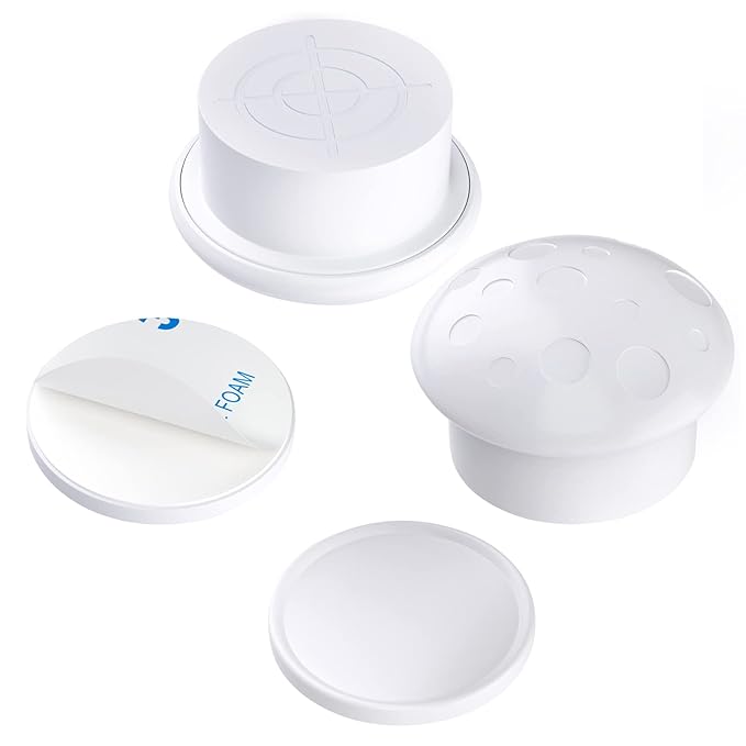 AOSITE Child Safety Magnetic Cabinet Locks Keys, 2 Pack Universal Replacement Keys Child Proof Extra Stronger Magnet Baby Locks for Cabinets and Drawers with Adhesive, 2 Key Holders Included-CubbioJoy