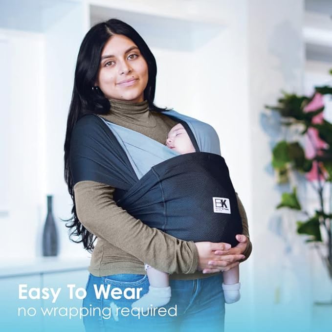Active Oasis Baby K'tan Baby Carrier Wrap: #1 Easy Pre-Wrapped Baby Sling Gift | Breathable Sport Blend | UVA/UVB Infant Sun Protection | Promotes Safe Hygiene | Newborn up to 35lb (See Size Chart)-CubbioJoy