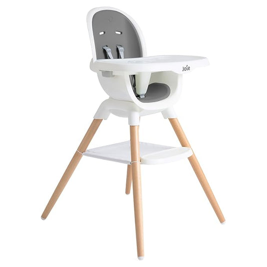 Joie Chai Multi-Mode Highchair - European Beech Wood, Convertible, 9+ Modes, Birth up to 60 lb. (Shadow)-CubbioJoy