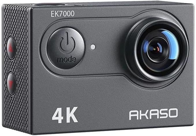 AKASO EK7000 4K30FPS 20MP WiFi Action Camera with EIS Ultra HD 131FT Waterproof Underwater Camera Remote Control 4X Zoom Support External Microphone Black-CubbioJoy