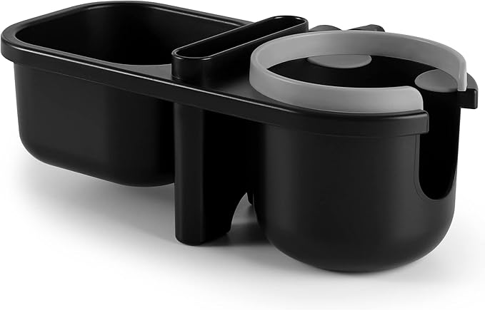 Accmor Stroller Cup Holder with Tray, Universal Cup Holder, Bike Bottle Holder, 360° Rotatable Large Caliber Drinks Holder for Stroller, Bike, Wheelchair, Walker-CubbioJoy