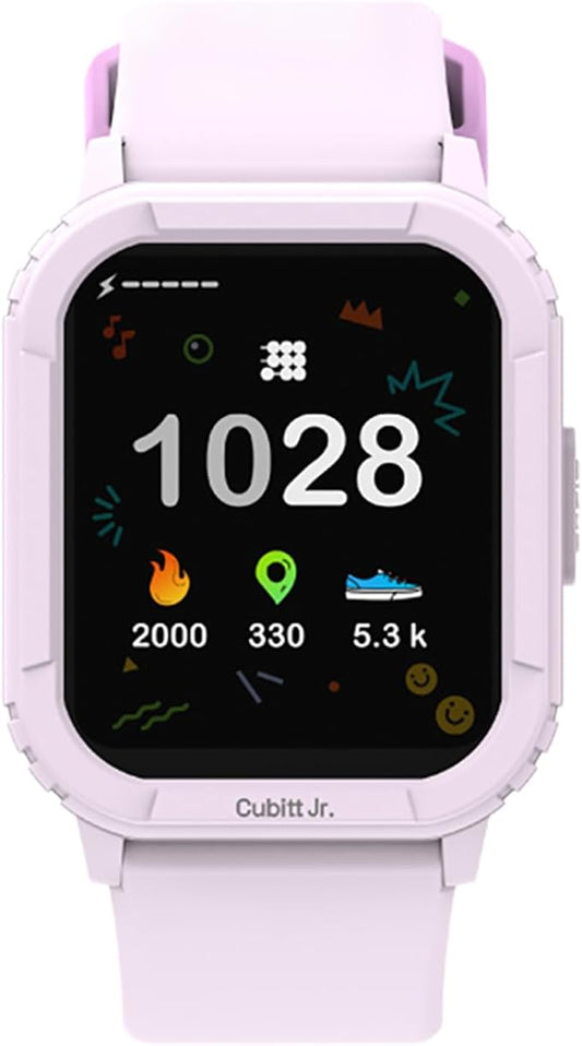 Cubitt Jr Smart Watch Fitness Tracker for Kids and Teens, with Games, Step Counter, Sleep Monitor, Heart Rate Monitor, Activity Tracker, Good Habits Alarms, 1.52" Touch Screen, IP68 Waterproof-CubbioJoy
