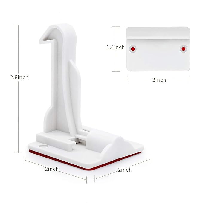 6 Pack Upgraded Invisible Baby Proofing Cabinet Latch Locks - Buumook Children Proof Cupboard Drawers Latches - Adhesive Easy Installation-CubbioJoy