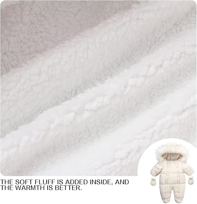 Baby Girl Winter Snowsuit Toddler Jacket Clothes For Boy Infant Jumpsuit Hoodied-CubbioJoy