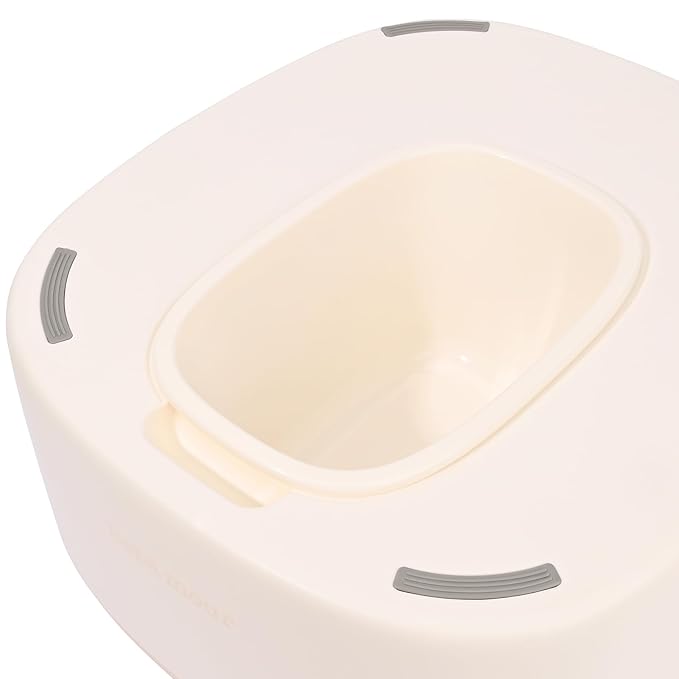 Bebamour Potty Training Toilet 3 in 1 Multi-Functional Potty Seat Detachable Baby Potty Step Stool Anti-Slip Stable Potty Training Toilet with 100 Pack Trash Bags (Pink)-CubbioJoy