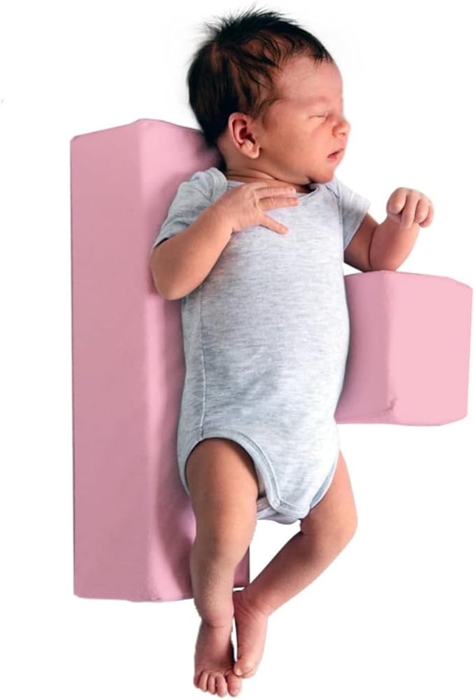 Baby Side Sleeper Weddge Adjustable Soft and Breathable Pillow,1pc-Pink-CubbioJoy