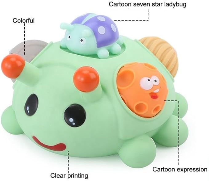 Baby Sensory Toys Montessori Balls for Toddlers 1-3, Perfect Teething Gift, Sensory Balls in Ball for Babies 6-12 Months, Promotes Hand-Eye Coordination, Fine Motor Skills-CubbioJoy