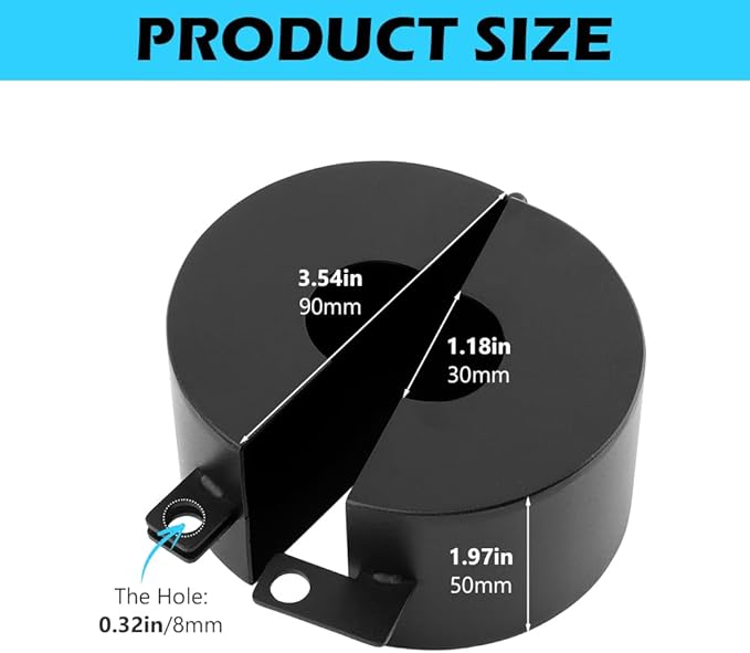 Door Knob Lockout Device with Padlock, Child Proof Door Knob Covers, Prevents Turning of Doorknob and Access to Keyhole, Doors Handle Locks, Covering Faucets/Valves(Color:B)-CubbioJoy