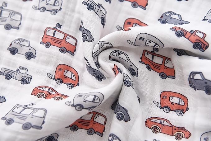 Baby Sleep Sack 6-12 Months Wearable Blanket for Babies 100% Organic Cotton 2-Way Zipper YKK 0.5 TOG Toddler Sleeping Sacks Cars-CubbioJoy