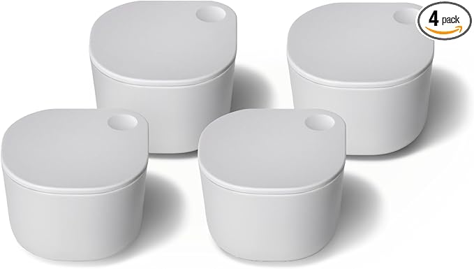 Caraway 4pc Dot Inserts - Dash Ramekins w/Lid - Easy to Store, Non Toxic - Perfect for Sauces, Garnish, & Small Snack or Sides-CubbioJoy