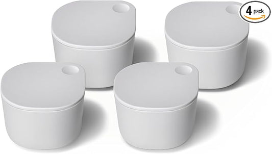 Caraway 4pc Dot Inserts - Dash Ramekins w/Lid - Easy to Store, Non Toxic - Perfect for Sauces, Garnish, & Small Snack or Sides-CubbioJoy