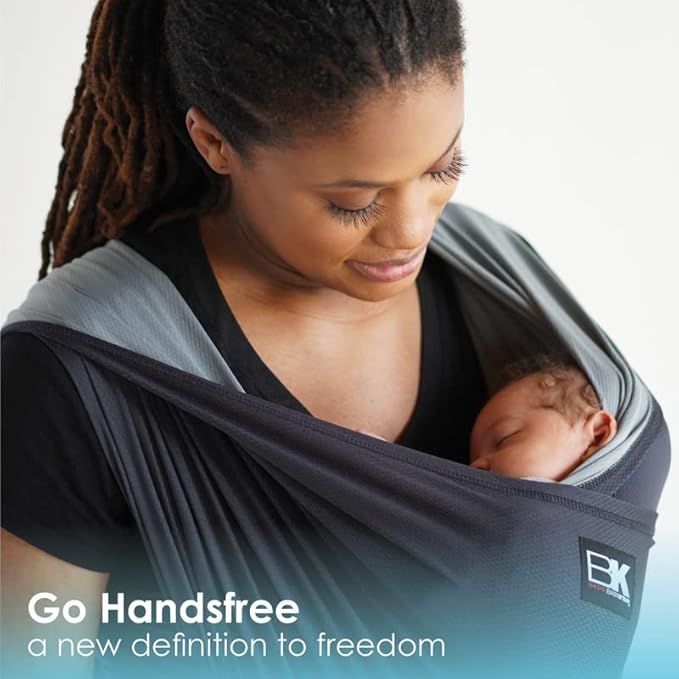 Active Oasis Baby K'tan Baby Carrier Wrap: #1 Easy Pre-Wrapped Baby Sling Gift | Breathable Sport Blend | UVA/UVB Infant Sun Protection | Promotes Safe Hygiene | Newborn up to 35lb (See Size Chart)-CubbioJoy