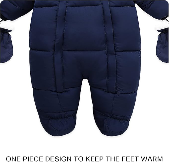 Baby Girl Winter Snowsuit Toddler Jacket Clothes For Boy Infant Jumpsuit Hoodied-CubbioJoy