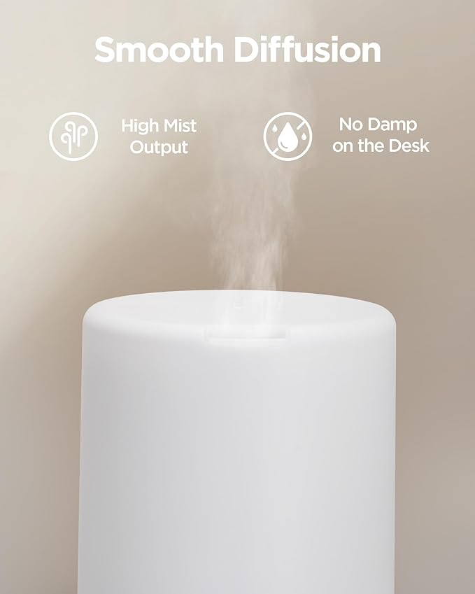 InnoGear 300ML Essential Oil Diffuser, Premium 5-in-1 Ultrasonic Aromatherapy Diffusers Scent Humidifier Aroma Diffuser Vaporizer Auto-Off Timer for Room Office Home, Yellow, Medium-CubbioJoy