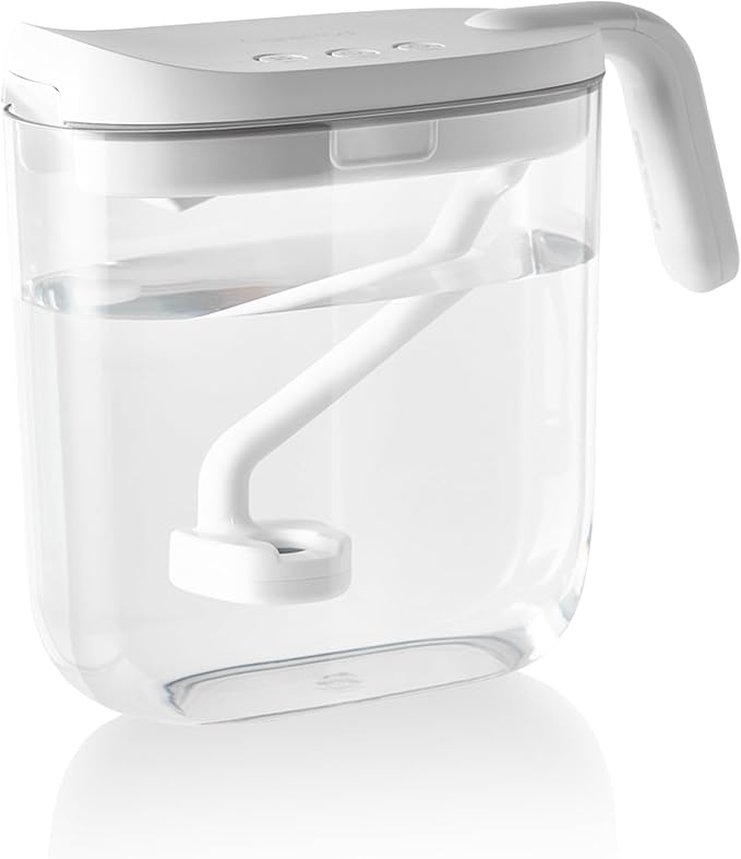 Carepod Mini 21P Ultrasonic Cool Mist Humidifier for Bedroom, Quiet & Safe for Baby, Transparent, Only 3 Washable Parts & Easy to Clean, Filter-Free, Automatic Shut-off, Lasts 20Hrs (0.74Gal/2.8L)-CubbioJoy