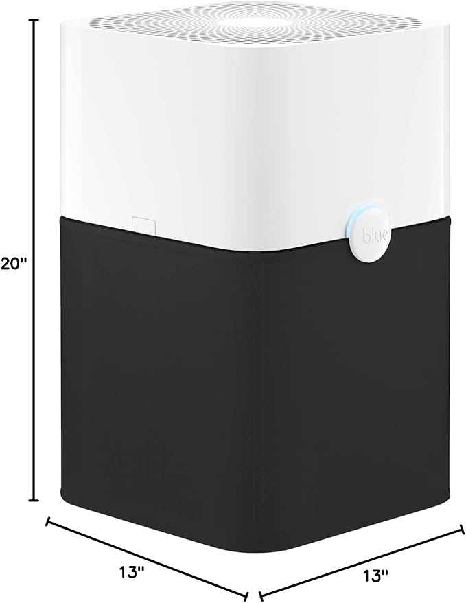 BLUEAIR Air Purifier Large Room, Air Cleaner for Dust Pet Dander Smoke Mold Pollen Bacteria Allergen, Odor Removal, for Home Bedroom Living Room, Washable Pre Filter, HEPASilent, Blue 211+ (Non-Auto)-CubbioJoy