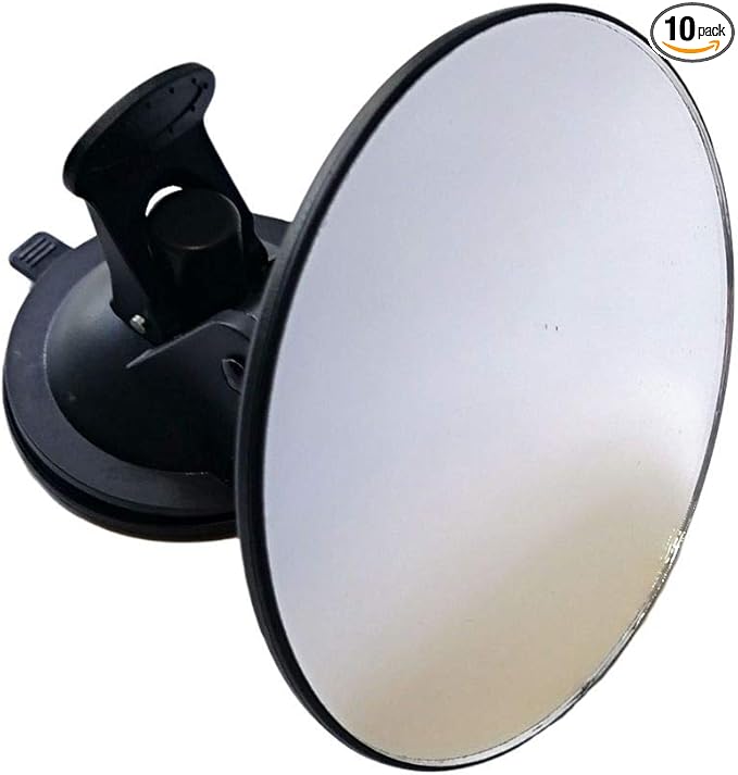 Blind area mirror of rear rear view mirror of baby car Observe convex side mirror of blind area on both sides of car Adjustable front mirror of baby car-CubbioJoy