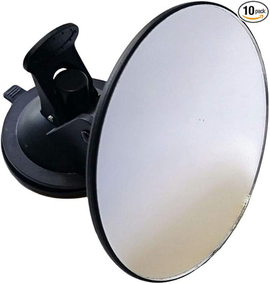 Blind area mirror of rear rear view mirror of baby car Observe convex side mirror of blind area on both sides of car Adjustable front mirror of baby car-CubbioJoy