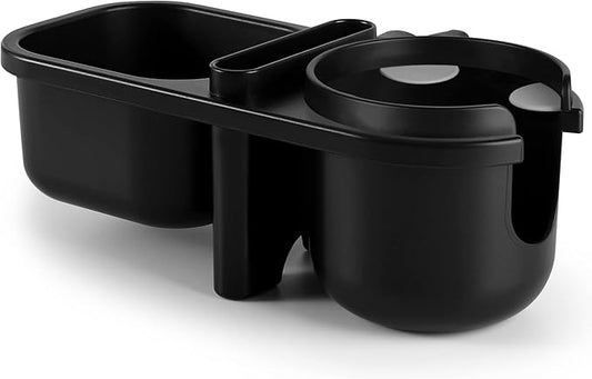 Accmor Stroller Cup Holder with Tray, Universal Cup Holder, Bike Bottle Holder, 360° Rotatable Large Caliber Drinks Holder for Stroller, Bike, Wheelchair, Walker-CubbioJoy