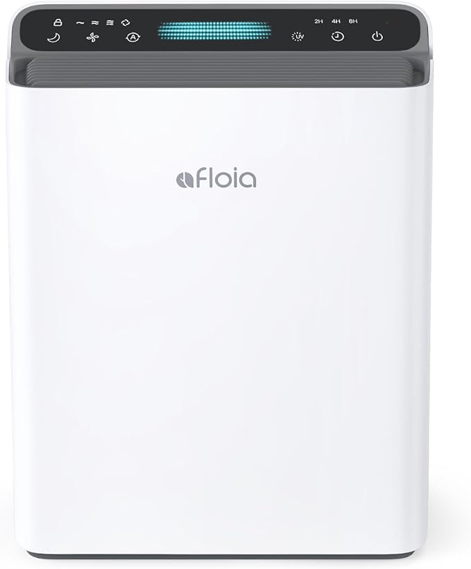 Afloia Air Purifier for Home Large Room Bedroom Up to 2000Ft² with PM2.5 Air Quality Monitor Smart Auto Mode, Washable Pre Filter Cleaner for Pet, Europa 2.0-CubbioJoy