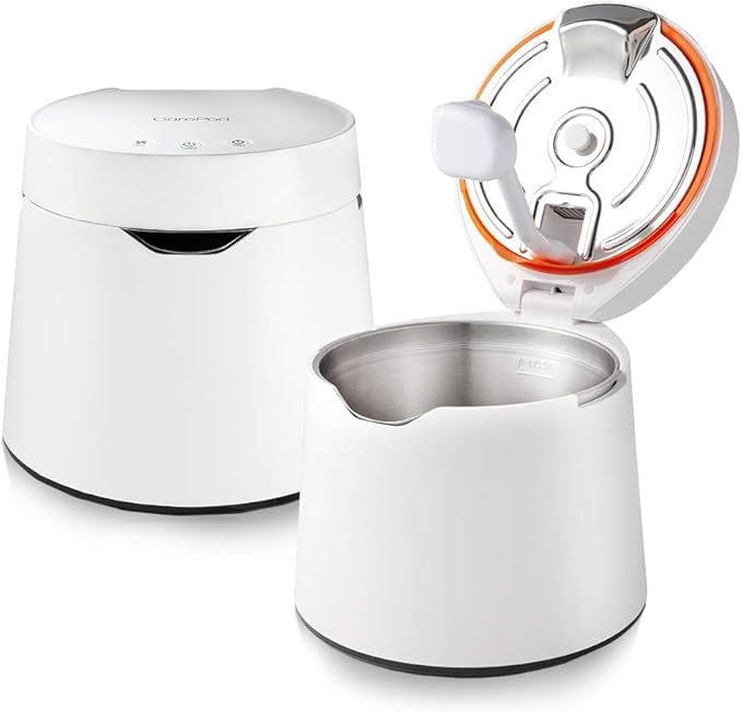 Carepod 31S Stainless Steel Humidifier for Large Room, Quiet & Safe for Baby, Only 3 Washable Parts & Easy to Clean, Ultrasonic Cool Mist Humidifiers for Bedroom, Filter-Free, Lasts 30Hrs (1Gal/4L)-CubbioJoy