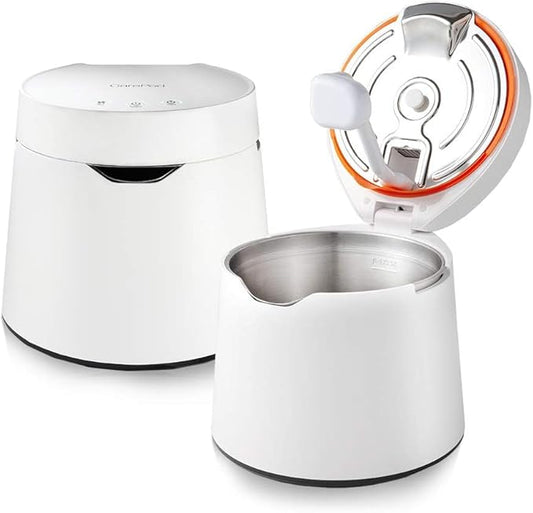 Carepod 31S Stainless Steel Humidifier for Large Room, Quiet & Safe for Baby, Only 3 Washable Parts & Easy to Clean, Ultrasonic Cool Mist Humidifiers for Bedroom, Filter-Free, Lasts 30Hrs (1Gal/4L)-CubbioJoy