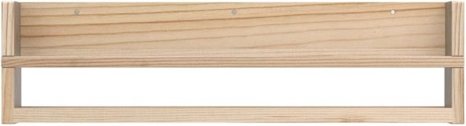 Brightmaison Polynez 30" Floating Shelves for Nursery & Kids, Set of 2 Unfinished Multiuse Wall Shelf-CubbioJoy