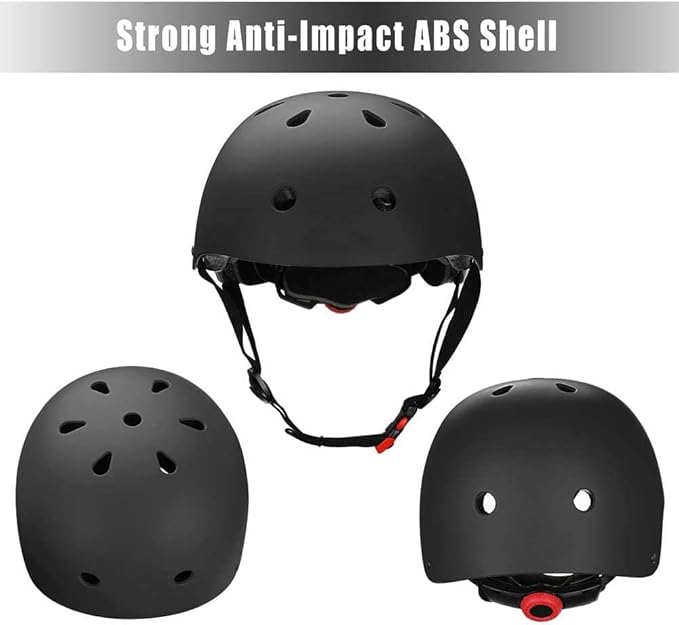 Adjustable Helmet for Ages 3-16 Kids Toddler Boys Girls Youth,Protective Gear with Elbow Knee Wrist Pads for Multi-Sports Skateboarding Bike Riding Scooter Inline skatings Longboard Roller Skate-CubbioJoy