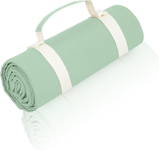 4’9” x 3’3” Compact Minimalist Water Resistant Canvas Mat,Kids/Single Use,Lightweight for Outdoor,Picnic,Beach-CubbioJoy