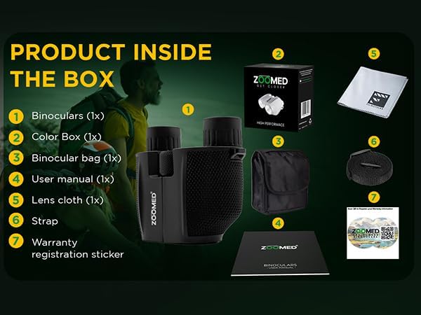 Compact Binoculars for Bird Watching 10x25, Binoculars for Kids and Adults, theather, Easy Focus, Outdoor Travel Sightseeing, Hiking, Small for Adults, Games, Sports, Travel, car Race.-CubbioJoy