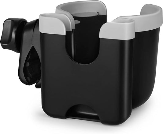 Accmor Stroller Cup Holder with Phone Holder, Bike Cup Holder, Universal Cup Holder for Uppababy Nuna Doona Strollers, 2-in-1 Cup Phone Holder for Stroller, Bike, Wheelchair, Walker, Scooter-CubbioJoy