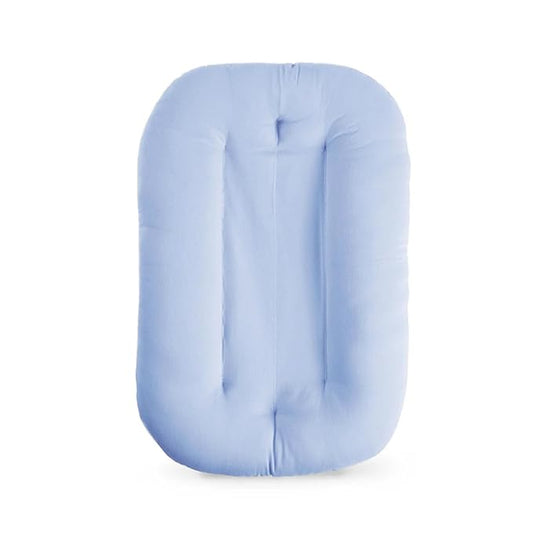 Baby Lounger for Newborn, Bionic Design Baby Lounger, Soft Organic Cotton Breathable Lounger for Infants 0-18 Months (Blue)-CubbioJoy