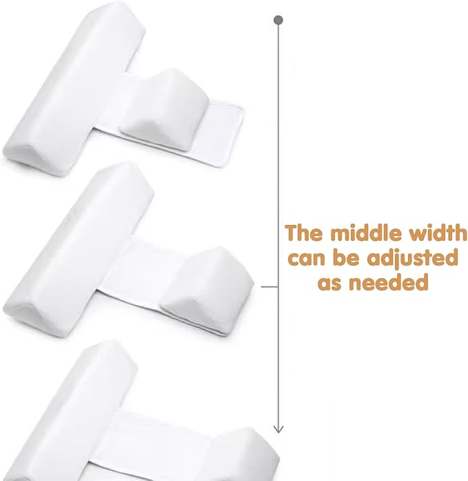 Baby Side Sleeper Weddge Adjustable Soft and Breathable Pillow,WHITE-1PC-CubbioJoy
