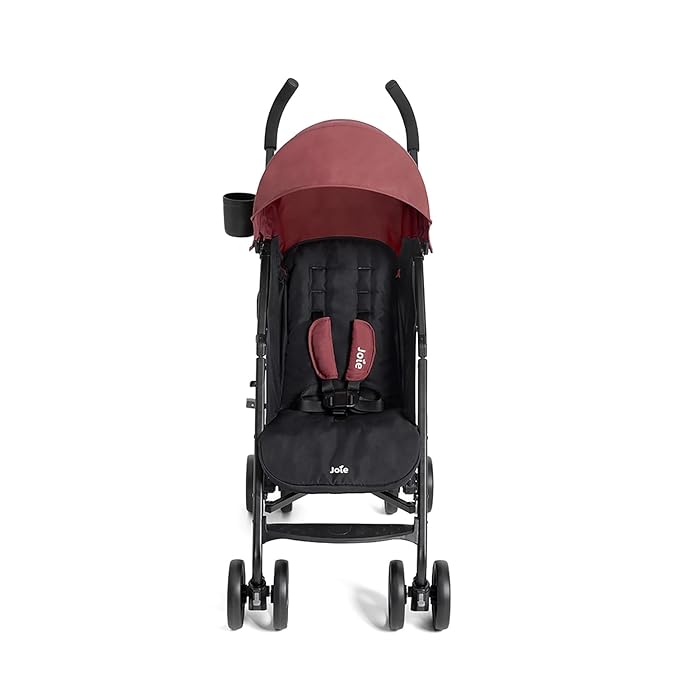 Joie Tansy Umbrella Stroller – Lightweight, Compact Folding with Multi-Position Recline – Travel-Friendly Stroller (Crimson)-CubbioJoy