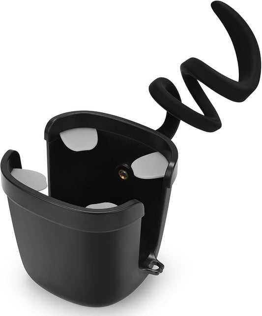 Accmor Stroller Cup Holder, Universal Cup Holder with Silicone Gooseneck Arm, Bike Cup Holder, 360° Rotatable Large Caliber Drinks Holder for Stroller, Bike, Wheelchair, Walker-CubbioJoy