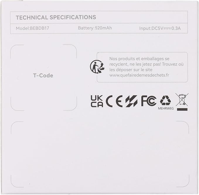 Babelio White Noise Sound Machine, Night Light, Mini and Portable, 15 Non-looping Sounds, Timer, Memory Function, for Adults Baby, Travel, White-CubbioJoy