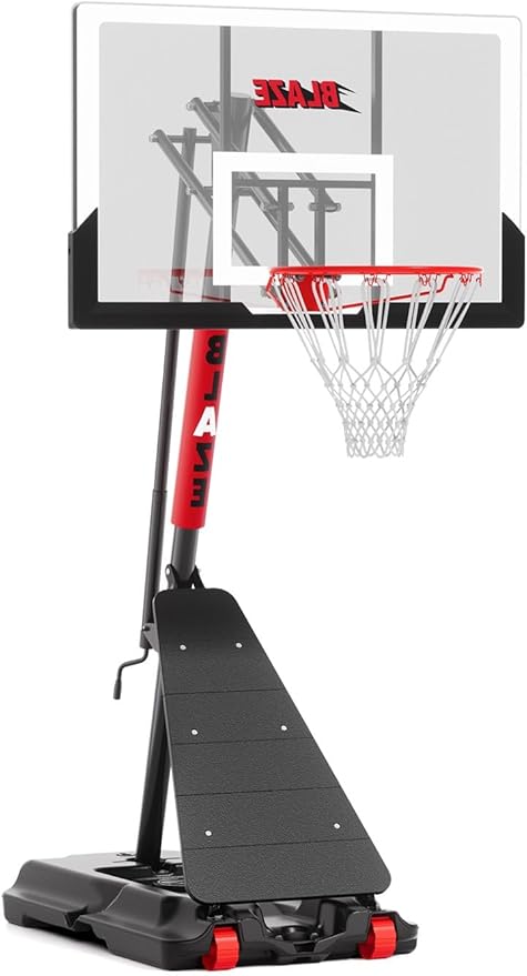 Basketball Hoop Outdoor 10 FT Height Adjustable, Portable Basketball Goals Systems with 45" Backboard for Youth Adults Kids - Backyard, Driveway, Indoor Play-CubbioJoy