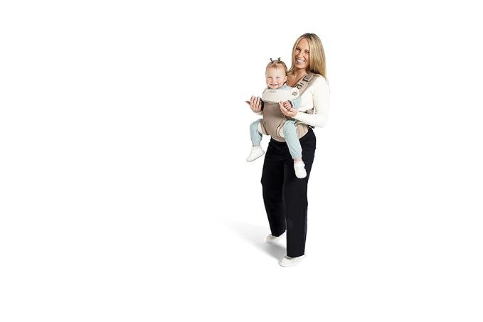 Joie Savvy Lite Air 3-in-1 Baby Carrier – Lightweight, Ergonomic Baby Carrier with 3 Carry Positions, Breathable Fabric, Padded Straps, and Lumbar Support (Jet)-CubbioJoy