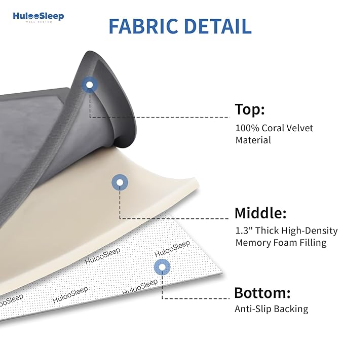 Baby Play Mat for Floor,1.3" Thick Elasti-Foam 74×50 Playpen Mat for Toddlers Infant kids,Water-Repellent Soft Coral Velvet for Tummy Time, Non-Slip Backing for Crawling,Tatami Style(Dark Grey)-CubbioJoy