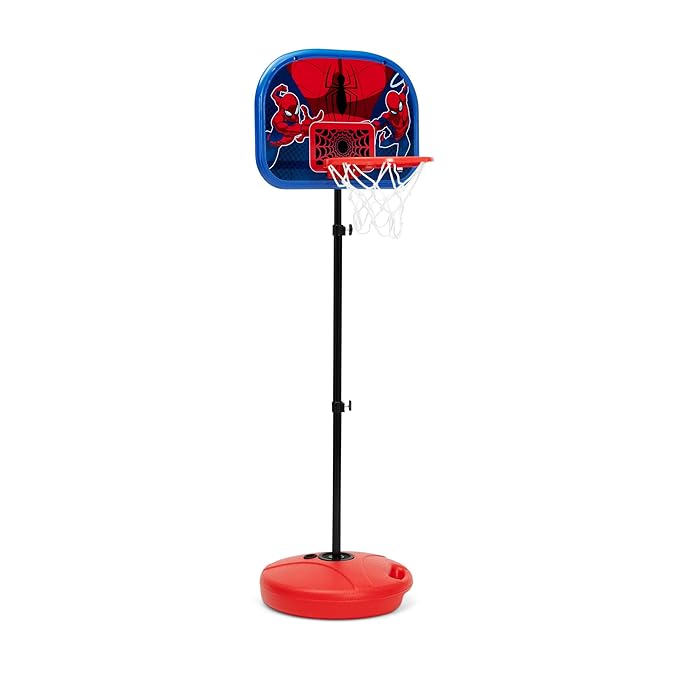 Delta Children - Marvel Spider-Man Basketball Hoop Set for Kids, Red-CubbioJoy