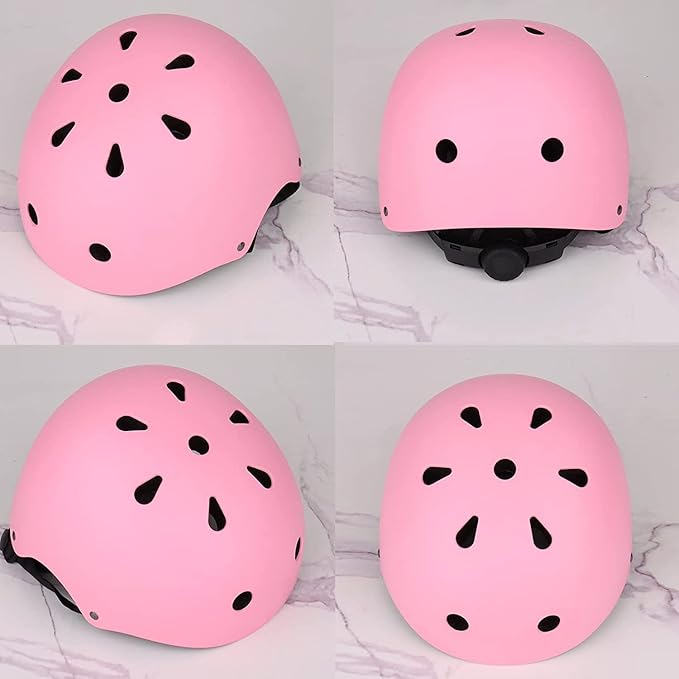 Adjustable Kids Helmet with Knee Pad, Elbow Pads & Wrist Guards - Toddler Bike Helmets for Ages 3-5, 5-8, 8-14 Years - Perfect for Skating, Biking, Cycling, and Skateboard - for Boys and Girls-CubbioJoy