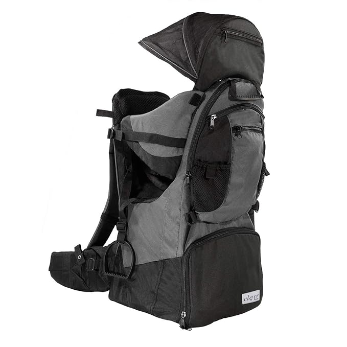 ClevrPlus Deluxe Adjustable Baby Carrier Outdoor Hiking Child Backpack Camping-CubbioJoy