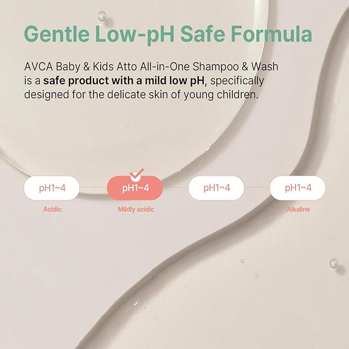 AVCA Baby & Kids All-in-One Shampoo & Wash for Sensitive Skin and Gentle Cleansing 500ml/16.90fl. oz.-CubbioJoy