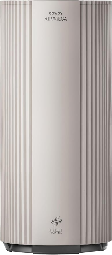 COWAY Air Purifiers for Large Room Whole Home Up to 3,285ft², True HEPA Filter for Smoke, Allergen, Pet Dander, Odor, PM(1, 2.5, 10), AQI, Turbo Eco Mode, Energy Star, 3yr Warranty, Airmega 450 Beige-CubbioJoy