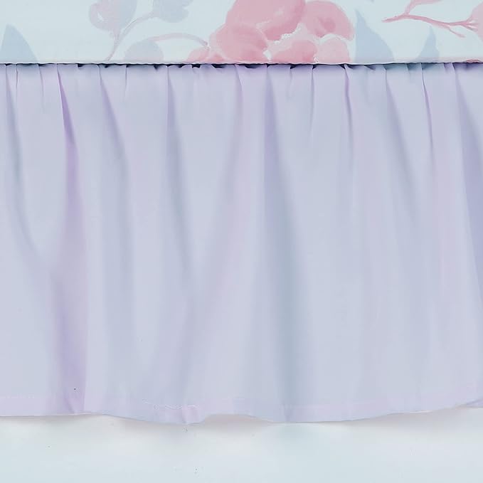 Bedtime Originals Lavender Floral 3-Piece Baby Crib Bedding Set - Pink/Purple-CubbioJoy