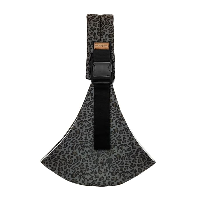 Baby Sling Carrier,Baby Sling,Toddler Carrier,Adjustable and Non-Slip Hip Seat Carriers Carrying 10-30 lbs(Grey Leopard)-CubbioJoy